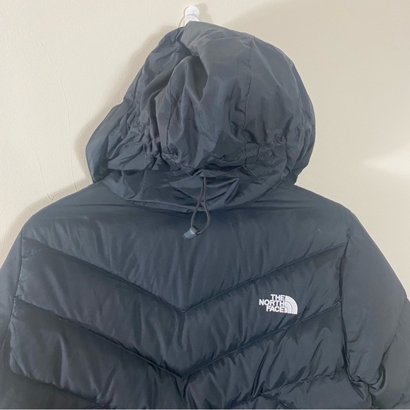 The North Face Down Filled Hooded Puffer Jacket Black - M - Picture 11 of 16